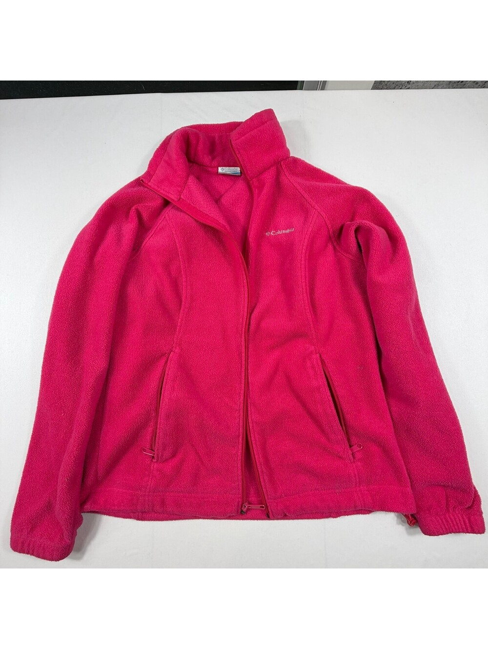 Columbia Women's Pink Fleece Jacket Medium